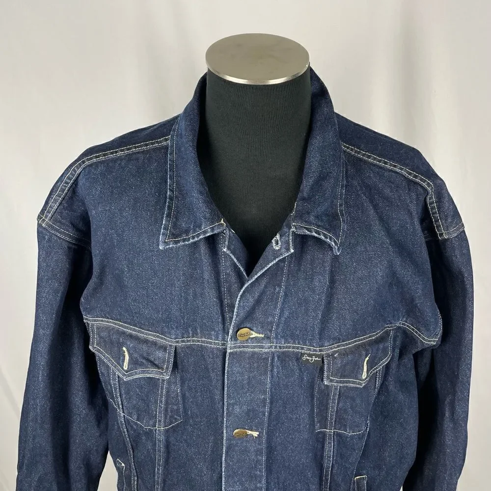 Sean John Heavyweight 100% Cotton Denim Jean‎ Jacket - Mens XXXL